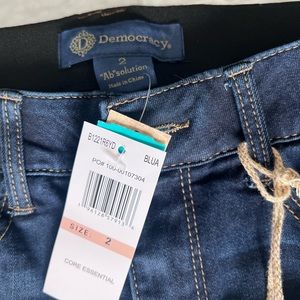 Democracy x Stitch Fix Kathryn Ab Solution Itty Bitty Bootcut Jean Indigo NWT